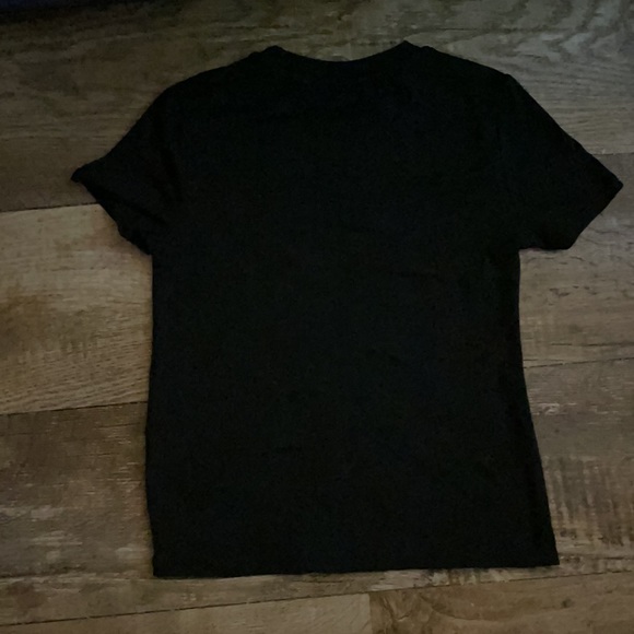 NWT Weekend Edition Black Tight T-Shirt With “Hottie” Written In White - Picture 13 of 14